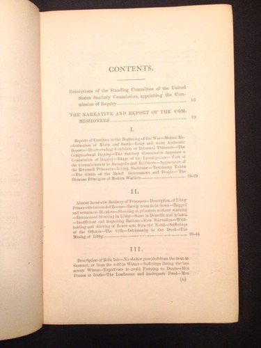 Erzählung des Leidens in Militärgefängnissen der Rebellen ~ 1864 Hardcover ~ selten! - Bild 8 von 10