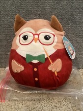 Squishmallow JAYDELLE the Owl 8" Teacher Fall Back to School 2021 NWT
