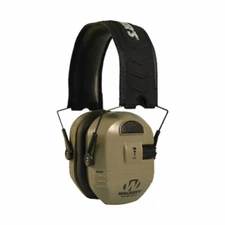 Walker's Ultimate Alpha Power Muff Electronic Earmuffs (NRR 26dB) Earth Shooting