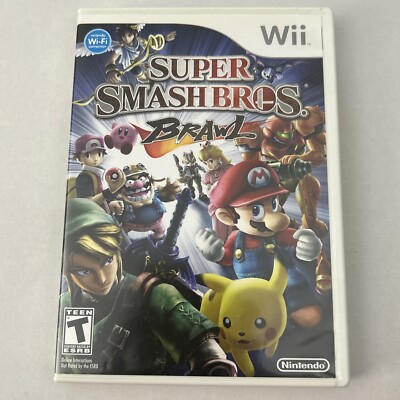 Super Smash Bros. Brawl (Nintendo Wii) Complete CIB Manual