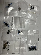 Authentic New Gucci 10 Pair Heel Tips Repair Replacements Black and Beige