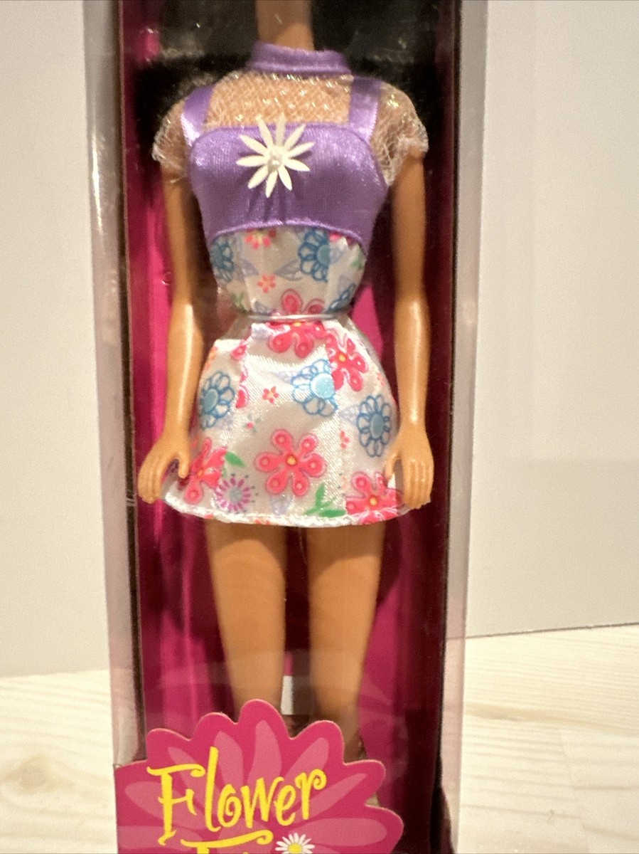 Flower Fun Teresa Barbie Doll 1996 Mattel Brunette Doll New Sealed