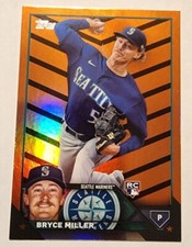 *2023 TOPPS UPDATE SERIES*BRYCE MILLER*ROOKIE*HALLOWEEN*RC*#US178*NRMT*MARINERS*