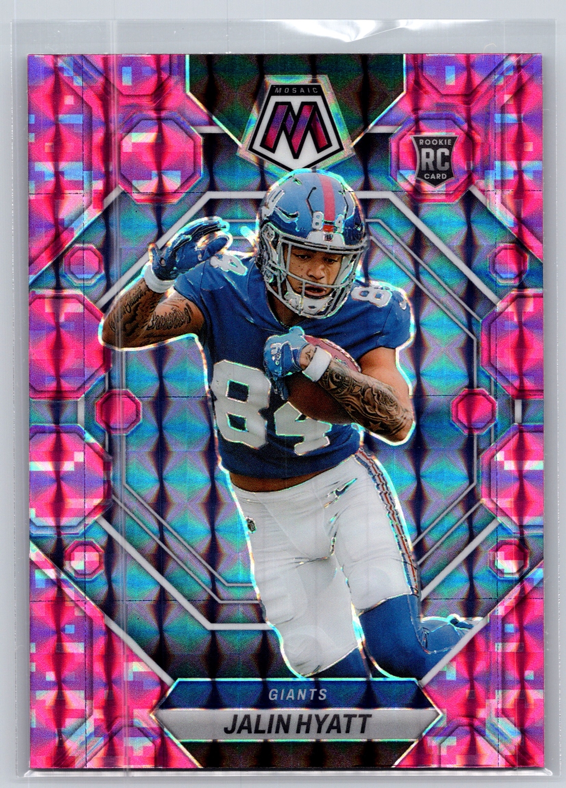 2023 Panini Mosaic #329 JALIN HYATT PRIZM PINK CAMO
