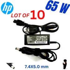 LOT10 HP Pavilion 65W AC Adapter Charger for G4 G5 G6 G7 DV4 DV6 Laptop Adpter