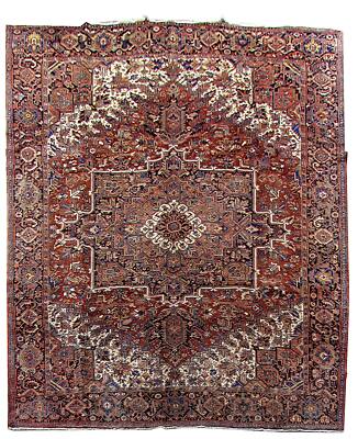 11x14' Brick High End Quality Perssiaan Herriz Rug 80889