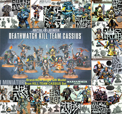 KILL-TEAM CASSIUS: Single DEATHWATCH SPACE MARINES~Games Workshop: WARHAMMER 40K