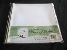 Westrim Crafts new 12 x 12 20 sheets 40 pages refill fits 12x12 Albums.