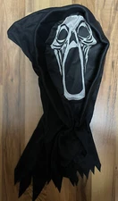 VINTAGE 2003 Paper Magic Group Scream Mask Fabric Breathable Halloween Full Hood