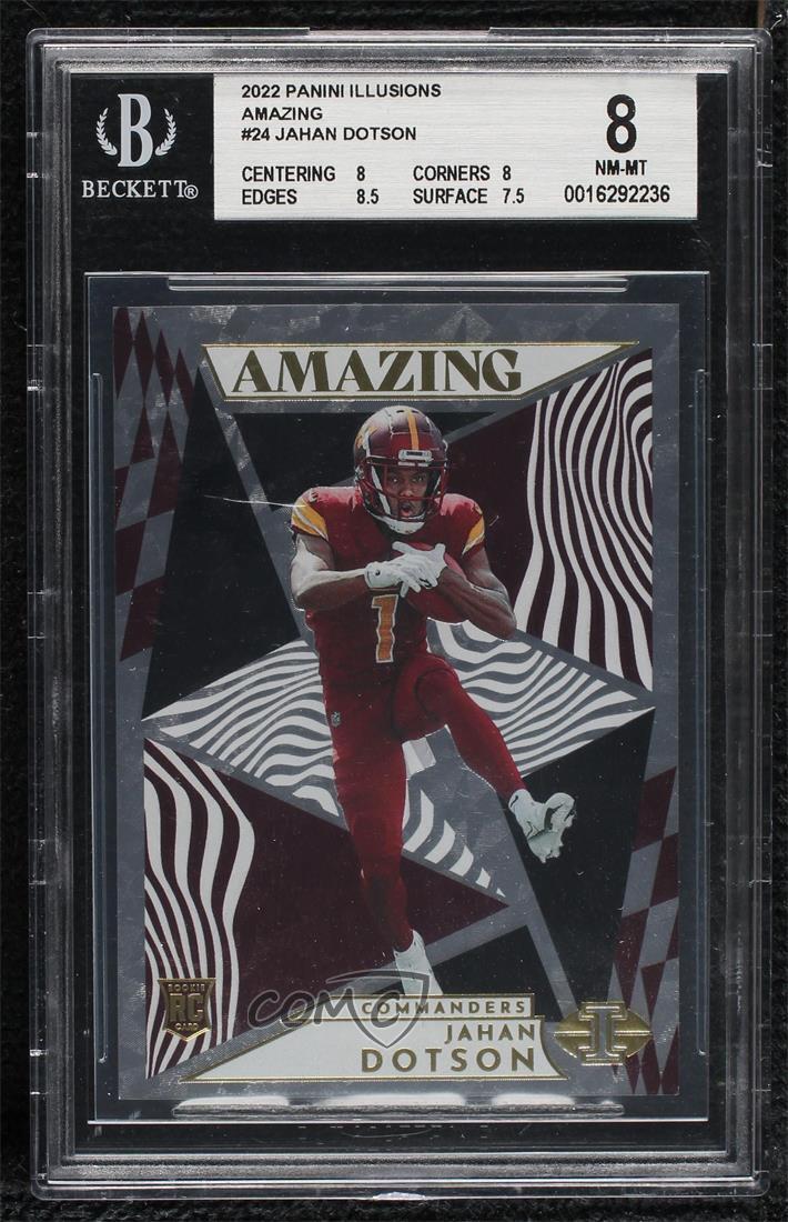 Jahan Dotson Panini Illusions Amazing #A24 Red