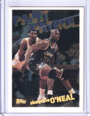 1994-95 Topps - SHAQUILLE O'NEAL - #100 base, SPECTRALIGHT parallel - Magic