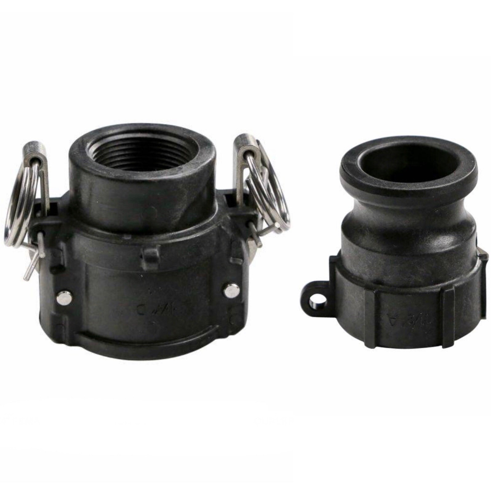 Male And Female Thread Cam Lever Quick Connect Coupling - D and A 1 1/4”