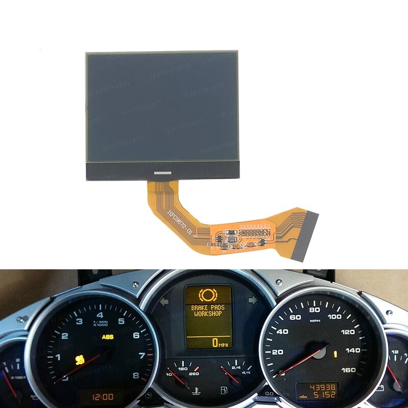Tacho Display für Porsche Cayenne 955 9PA KOMBIINSTRUMENT Gelbe Anzeige B94