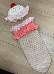 cream newborn outfit
