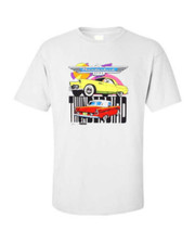 1955 Ford Thunderbird Early Bird Classic Car T-shirt Single OR Double Print
