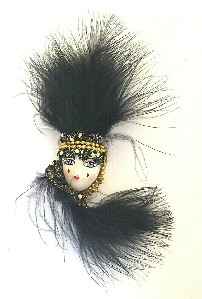 Mardi Gras Refrigerator Décor Magnets Masquerade Venetian Ornament party favor - Image 2 of 4