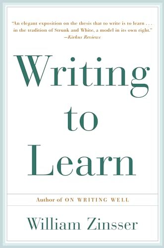 Writing To Learn Zinsser, William [paperback] - Bild 1 von 1