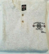 HARLEY DAVIDSON STURGIS 1997 WILLIE G PULLOVER SWEATSHIRT LIGHT GRAY LARGE