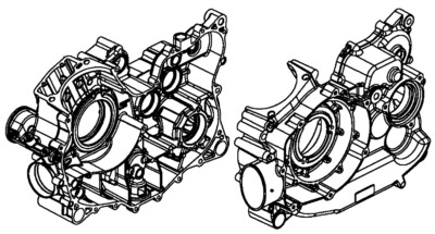 MOTORGEHÄUSESATZ KYMCO MXU 700UXV 700 1110A-LKM5-305