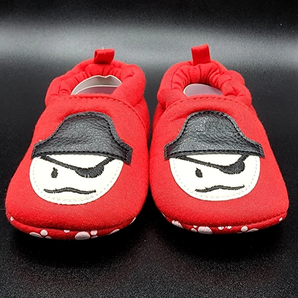 Pirata Bebé Prewalker Zapatos Rojo Halloween Disfraz Baby Shower Navidad Foto 4 de 4