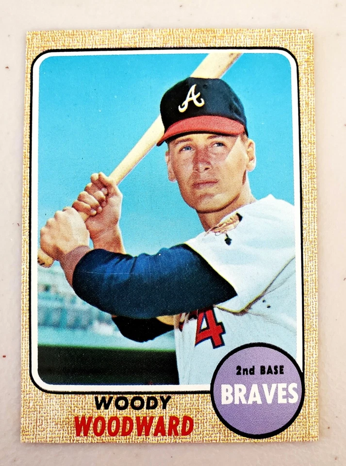 Lote de 9 tarjetas vintage 1968 Topps Atlanta Braves, Rico Carty, Tommie Aaron Foto 2 de 4