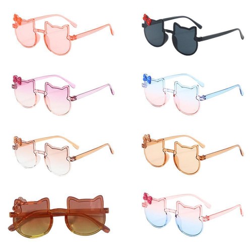Children,s Sunglasses Little Girl Cartoon Sunglasses Bow' Kitten Cute R7Q7 G8B6 - Picture 13 of 22