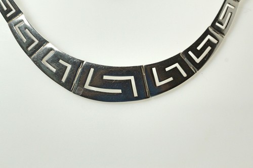 925 Sterling Silver 18" Cleopatra Style Link Necklace 48.1 Grams (NEC4015) - 第 2/4 張圖片