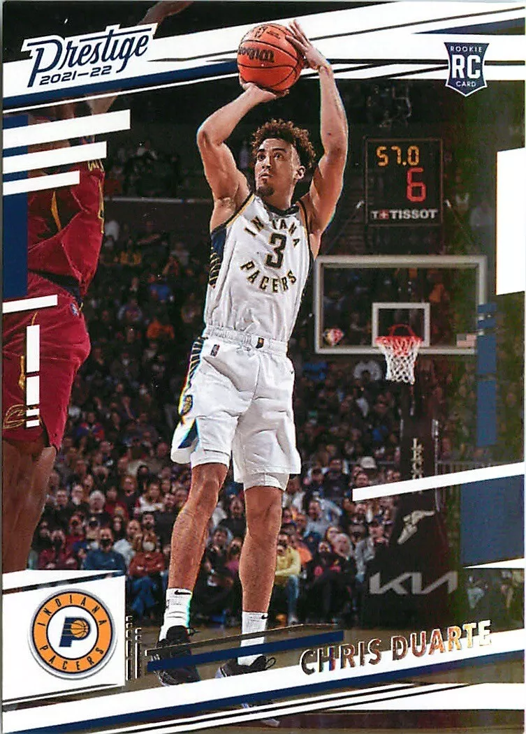 Chris Duarte RC 2021-22 Chronicles Prestige Basketball Rookie Card #56 Pacers