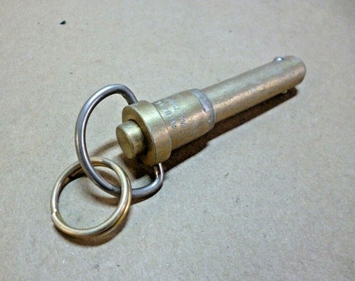 1/2" X 1" GRIP LENGTH AVIBANK BALL LOCK QUICK RELEASE PIN (R HDL) USA - Picture 2 of 2
