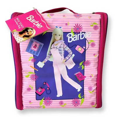 Barbie (1998, Mattel) WIZ Too! Locker Bag Backpack - New w/ Tags