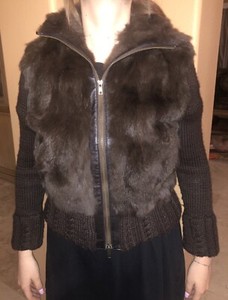 rabbit fur jacket ebay