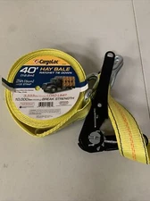 Cargoloc 82298 2”x 40’ Ratchet Tie Down, J Hook/Hay Bale