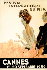 1939 Cannes Movie Film International Festival Fine Vintage Poster Repro FREE S/H