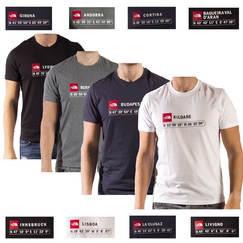 north face barcelona t shirt