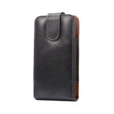 for Sony Xperia Z5 Dual E6633 Genuine Leather Holster Executive Case belt Cli...