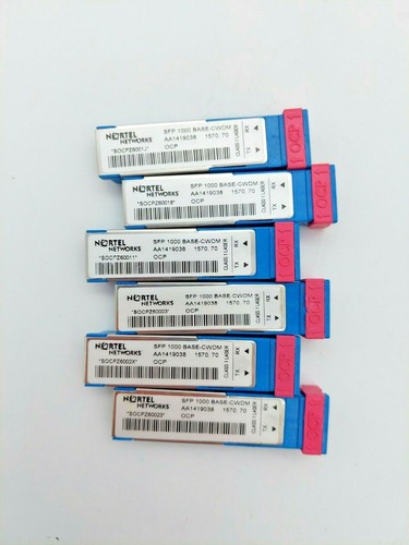 Lot of SEVEN Used Nortel Networks SFP 1000 BASE-CWDM AA1419038, FREE SHIPPING!!! - Picture 8 of 11