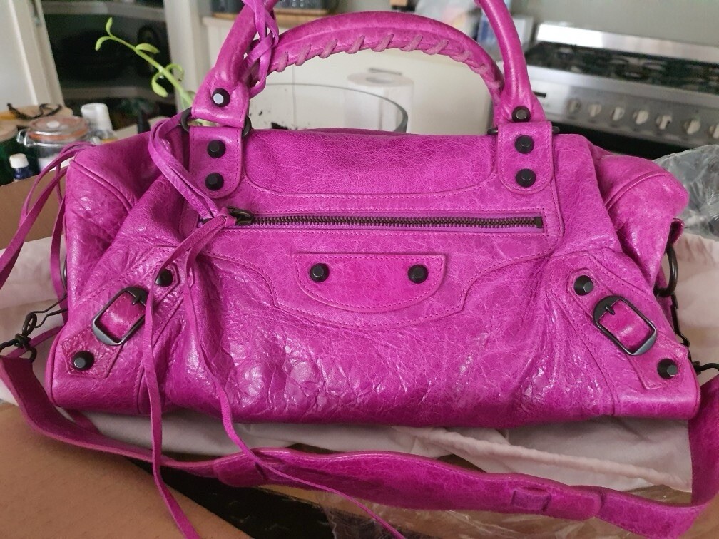Balenciaga City Bag Magenta Pink