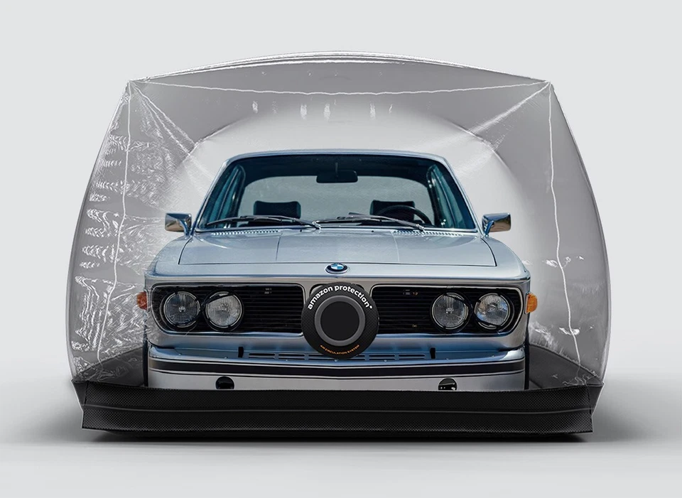 Cápsula inflable protección Amazon cubierta burbuja coche BMW 2800 CS 3.0 CSL E9 Foto 2 de 4