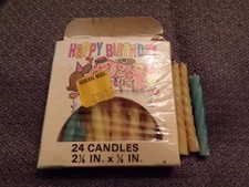 VTG Happy Birthday Candles