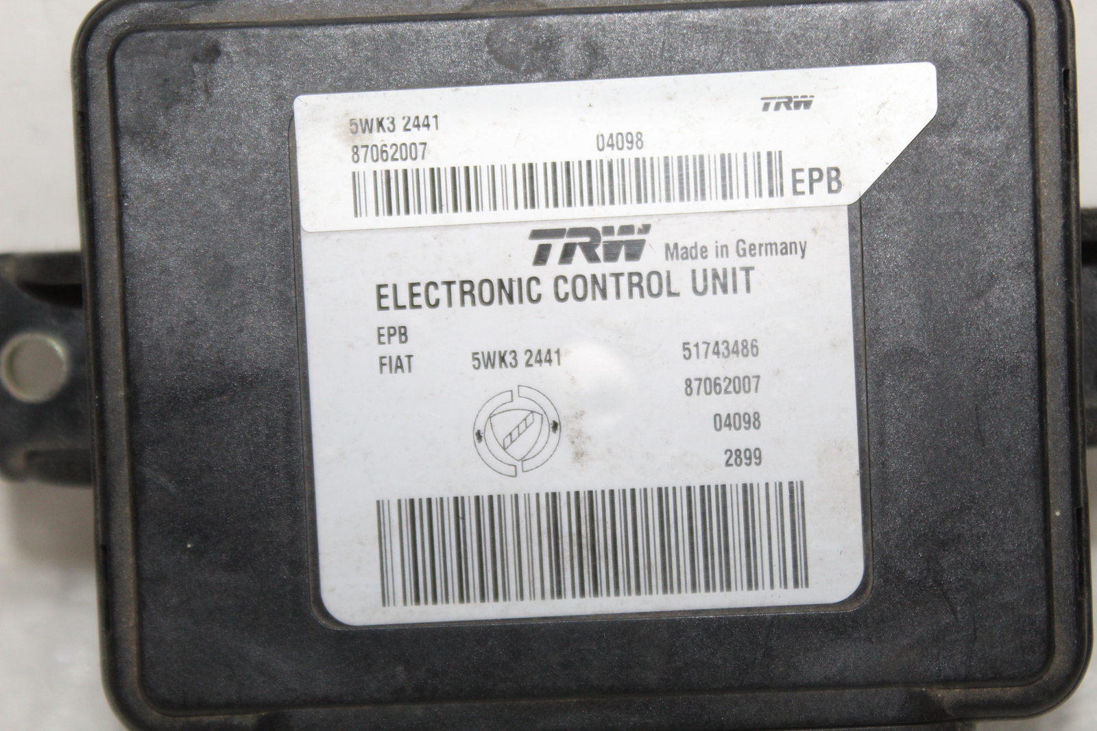 ECU Brake Parking Brake for lancia Thesis Original 51743486 TRW eBay