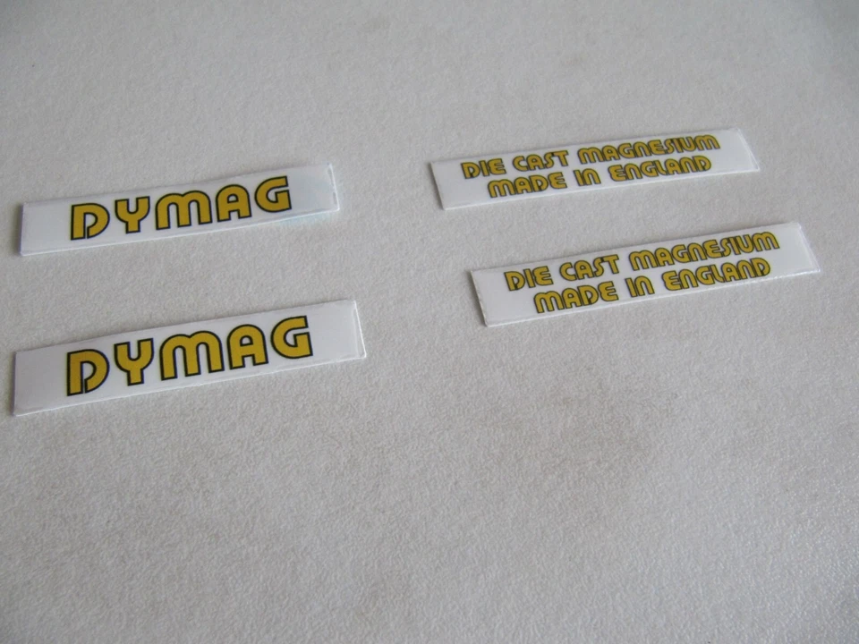 RUEDAS COOLEY DYMAG SUZUKI GS1000S XR69 RG500 WES Calcomanía Adhesiva Nuevo de Lote Antiguo Foto 3 de 4