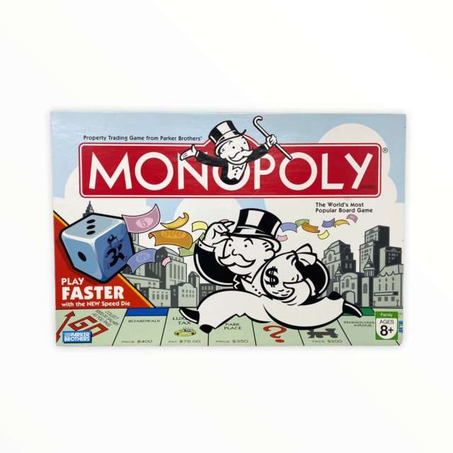 Monopoly classico Parker Brothers HASBRO MS MME-Nuovo di Zecca 