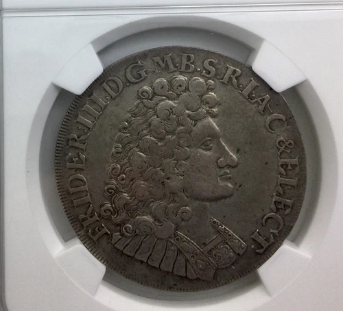 1689 2/3 Thaler German States KM#557  NGC VF 35 Very Nice 2/3 Thaler NGC Graded