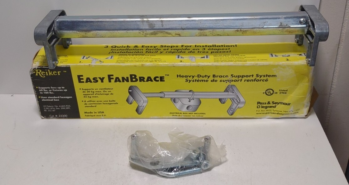 Heavy Duty Ceiling Fan Brace Reiker 33300 for Secure Installation-image