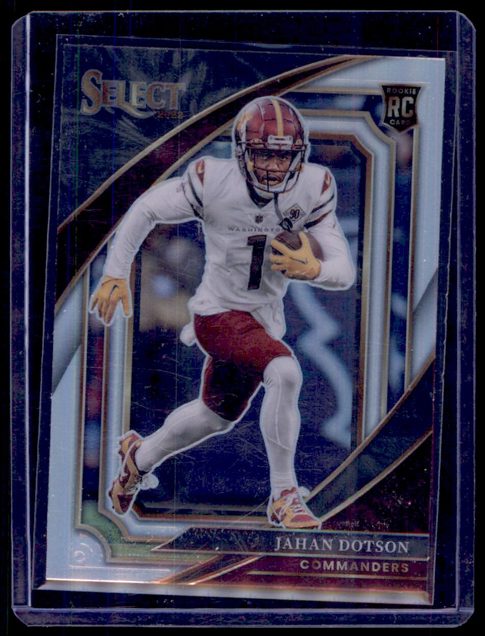 2022 Panini Select Football Jahan Dotson Rookie Washington Commanders #311 0949