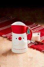 Mud Pie Home HE SEE YOU WHEN Circa Collection Santa  Drink Pitcher 70 oz