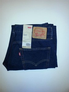 Levis Para Hombre 505 Regular Fit Straight Leg Jeans Denim W34 L32 al por  menor $56 | eBay