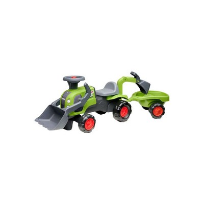 Claas Rutscher mit Frontlader und Heckbagger