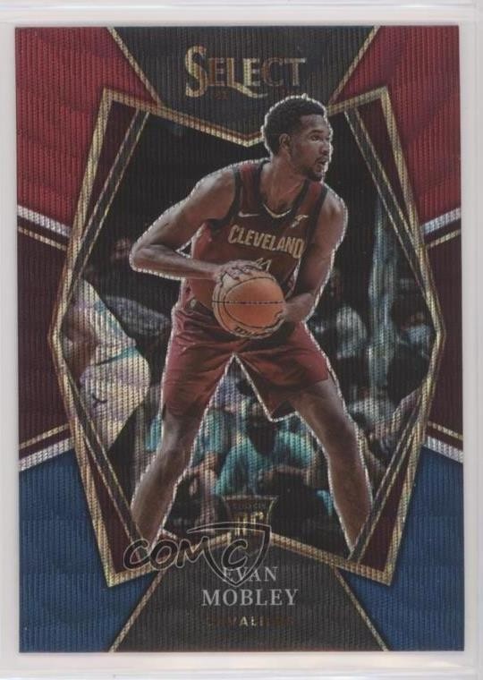 2021-22 Panini Select Premier Level Tri-Color Prizm Evan Mobley #110 0j5i