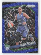 2025 Prizm WNBA Blue Velocity #135 Maya Moore Minesota Lynx